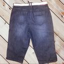 Gloria Vanderbilt Nwt  cropped blue jean shorts! Photo 5