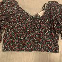 Vintage Extra Femme Collection Ruffle Crop Top Multiple Size M Photo 3