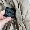 Cole Haan  Tan Faux Fur Collar Down Filled Long Line Puffer Jacket Photo 3