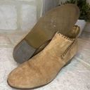 Jack Rogers  Tan Suede Ankle Booties Low Heel Slip On Boots sz 9.5 M Photo 8