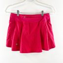 Lululemon  Pace Rival Tennis Golf Active Skirt Skort Mini Red Scarlet 4 Photo 11