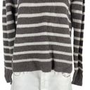 360 Cashmere  Laurel Cashmere Striped Sweater Puff Shoulder Size S Photo 3