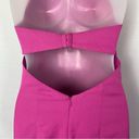 NBD  Sugar Pine Halter Bodycon Mini Dress Hot Pink XS Photo 7