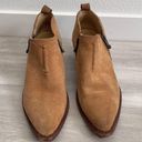 Frye  Satcha Moto Leather Suede Ankle Boots Booties Heeled Photo 1