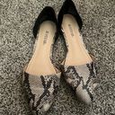 JustFab Snakeskin Flats Photo 1