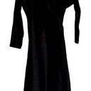 Patagonia  Mini Surplice Dress 3/4 Sleeve V Neck Casual Cotton Black XS Photo 0