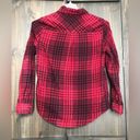 Arizona Jeans Arizona red and black flannel button down shirt Photo 1