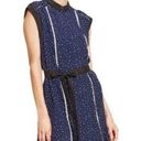 Jason Wu  X TARGET 20th ANNIVERSARY NAVY POLKA DOT PLEAT BUTTON DOWN DRESS XS Photo 0