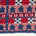 Talbots Vintage  4th of July American Flag Cardigan Sweater Photo 1