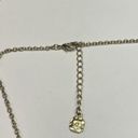 Monet  Costume Necklace Gold Tone / Rhinestone Pendant Photo 5