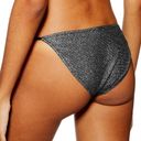 Topshop  | Gray Metallic Tanga Bikini Bottom Photo 3