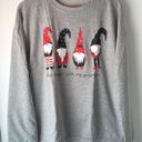 Gnomes Christmas Sweatshirt, XL Gray Photo 0