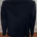 United Colors Of Benetton Made in Italy of Benetton black striped wool blend jacket blazer size 42 or US 6 Photo 3