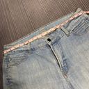 Riders By Lee  Womens Light Wash Faded Denim Capri Jeans Size 16 Photo 4