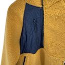 Joy Lab Women Sherpa sweatshirt pullover half zip Long Sleeve High Neck Yellow S Photo 4