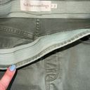 Soft Surroundings  The Ultimate Denim Pull On Crop Jeans Sage Green Size S Photo 8