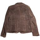 St. John’s Bay Vtg Y2K St. John's Bay Brown Suede Collared Button Up Western Blazer Jacket XL Photo 1