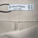 Stradivarius NWT  Beige Ribbed Tailered Wide Leg Pants - Size 8 Photo 5