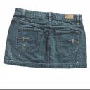 Refuge  Jean Skirt Blue Denim Mini with Rhinestones Size 3 Juniors Photo 1