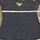 Westbound  Women’s Striped Blouse Cutout in Back  Bell Sleeves XL Photo 7