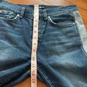 7 For All Mankind  two tone tuxedo raw hem jeans size 26 Photo 10