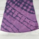 American Apparel NWOT  Custom Purple Bleach Tie Dye Diagonal Box Tank Top Size XS Photo 1