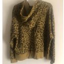 NWT - Joy Lab Green Leopard Print Full Zip Hoodie Size M Photo 1