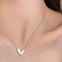 Gold Plated Heart Necklace Photo 0