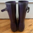 Hunter Dark Purple Rain Boots Photo 1