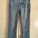 American Eagle  Mom Jogger Denim Size 00 Short Light Wash Photo 0