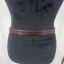 Coach  Belt Womens Large Brown Cowhide Leather Brass Buckle Dress Photo 4