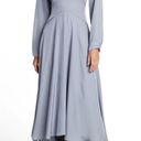 Vince Long Sleeve Paneled V-Neck Midi Maxi Open Back Dress  Size 6 Photo 2