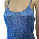 Petra Fashions  Vintage 90s Blue Sheer Cottagecore Boho Lingerie Mini Slip Dress Photo 2