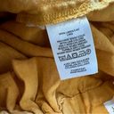 Lou & grey  for Loft women's size medium linen mustard yellow cropped wide leg Photo 5