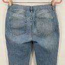 Free People  Jeans Distressed Ripped Great Heights Frayed Fringe Skinny Size 26 Photo 9