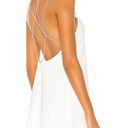 superdown Breanna Shift Mini Slip Dress White Size XS Backless Coquette NEW Photo 1