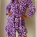 Nordstrom cutest pink and purple leopard print robe Photo 0