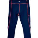 Tuckernuck  Navy and Amer-ikat High Rise Flex Compression Leggings Size M Photo 6
