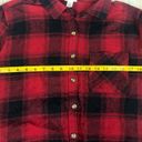 Full Tilt Women’s  for Tillys red and black Buffalo plaid cotton flannel size XL Photo 3