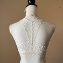 Aerie  | White Lace Racerback Bralette Sz S Photo 5