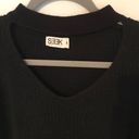 SEEK the Label Black Sweater Photo 2