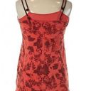 Ella Moss  Rope Straps Red Floral Print Top♥️❤️♥️ Photo 1