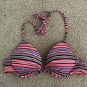 Victoria's Secret Victoria Secrets Striped Bikini Swim Top Multi Photo 0