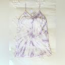 American Eagle NWT  Tie Dye Slip Mini Dress - White/Lilac - S Photo 4