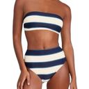 Kate Spade NWT!  Awning Stripe Bandeau Bikini Top - Size XS Photo 1