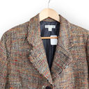 American Vintage Vintage Coldwater Creek Funky Colorful Tweed 3 Button Blazer Suit Coat Jacket L Photo 1