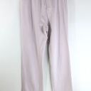 Lacausa  Gia Sweats Pants Slight Flare Lightweight Terry Drawstring Light Pink S Photo 4