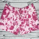 DKNY  Jeans NWT Size XL Pink Tie Dye Cargo Lounge Shorts Photo 0