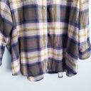 Old Navy  Long-Sleeve Plaid Flannel Boyfriend Tunic Shirt Photo 1