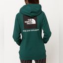 The North Face  Sz M Womens Red Box Pine Never Stop Exploring Green Fleece Hoodie Photo 5